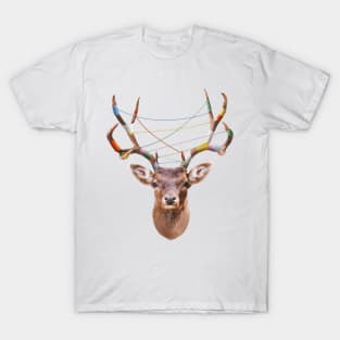 Woven Antlers T-Shirt